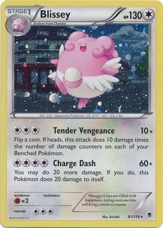 Blissey (81/119) (Cosmos Holo) [XY: Phantom Forces] | Enigma On Main