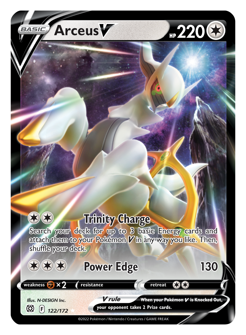 Arceus V (122/172) [Sword & Shield: Brilliant Stars] | Enigma On Main