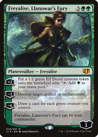 Freyalise, Llanowar's Fury [Commander 2014] | Enigma On Main