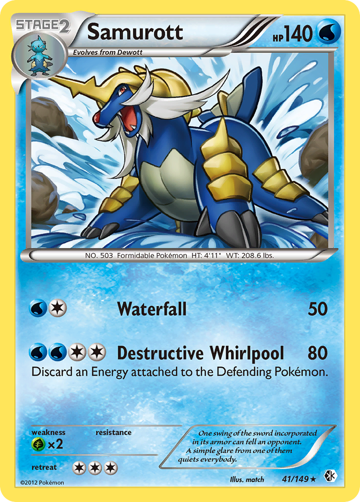 Samurott (41/149) [Black & White: Boundaries Crossed] | Enigma On Main