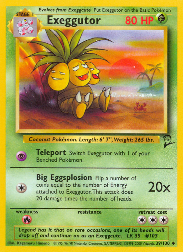 Exeggutor (39/130) [Base Set 2] | Enigma On Main