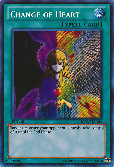 Change of Heart [LCYW-EN124] Secret Rare | Enigma On Main