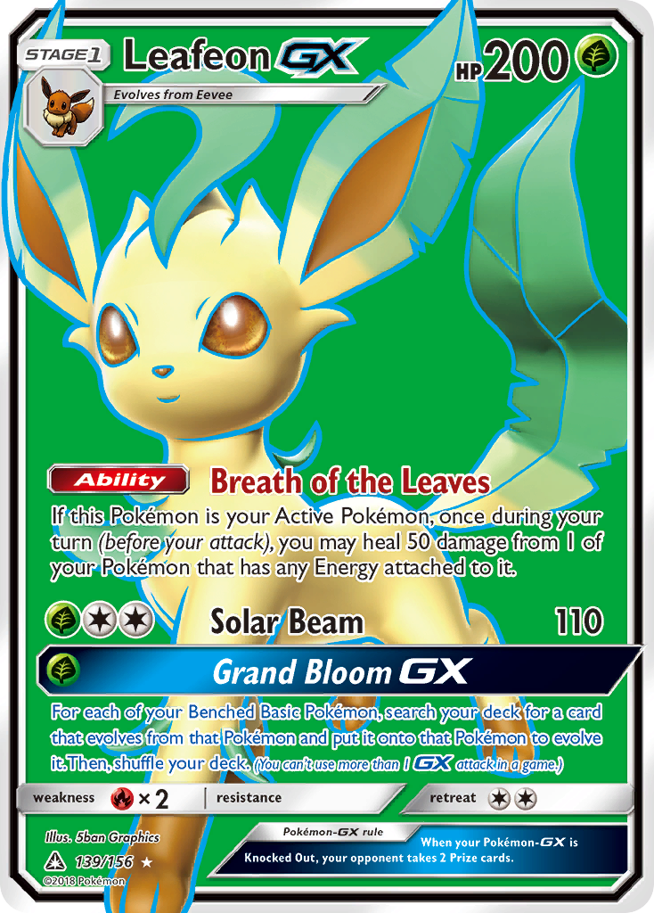 Leafeon GX (139/156) [Sun & Moon: Ultra Prism] | Enigma On Main