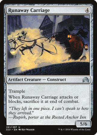 Runaway Carriage [Shadows over Innistrad] | Enigma On Main