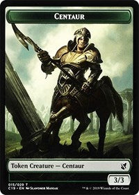 Centaur // Egg Double-sided Token [Commander 2019 Tokens] | Enigma On Main