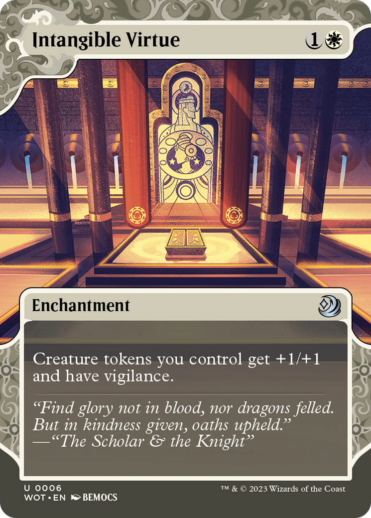 Intangible Virtue [Wilds of Eldraine: Enchanting Tales] | Enigma On Main