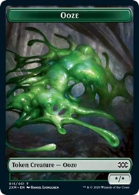 Ooze // Wurm (030) Double-sided Token [Double Masters Tokens] | Enigma On Main