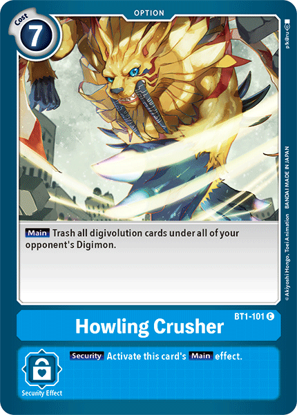 Howling Crusher [BT1-101] [Release Special Booster Ver.1.5] | Enigma On Main