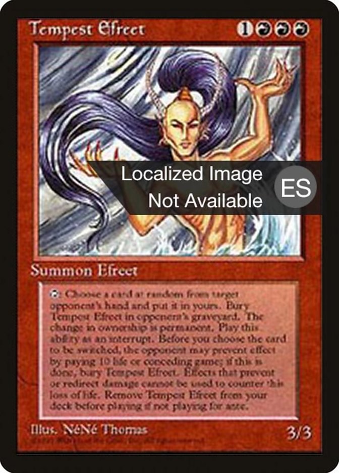 Tempest Efreet [Fourth Edition (Foreign Black Border)] | Enigma On Main