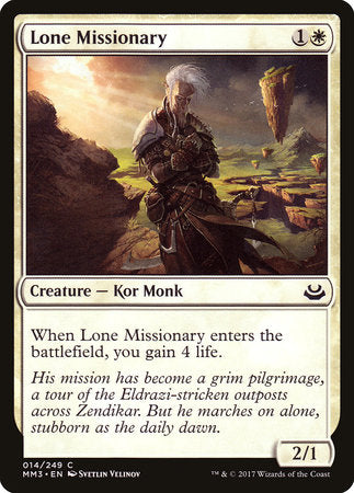 Lone Missionary [Modern Masters 2017] | Enigma On Main