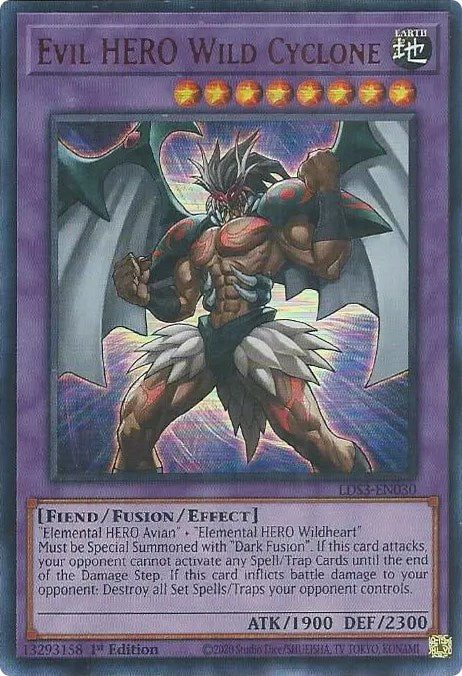 Evil HERO Wild Cyclone (Red) [LDS3-EN030] Ultra Rare | Enigma On Main