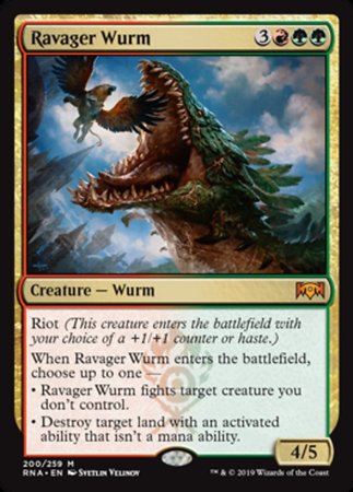 Ravager Wurm [Ravnica Allegiance] | Enigma On Main