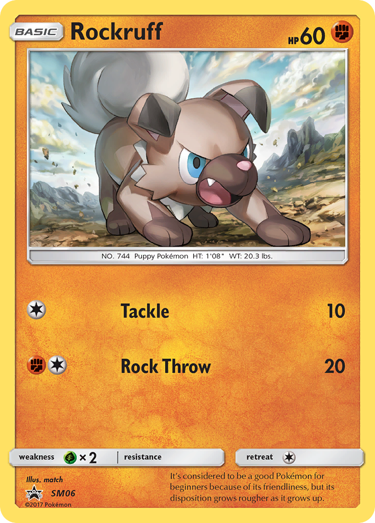 Rockruff (SM06) [Sun & Moon: Black Star Promos] | Enigma On Main