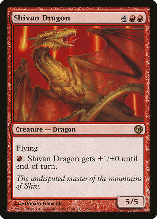 Shivan Dragon [Duels of the Planeswalkers] | Enigma On Main