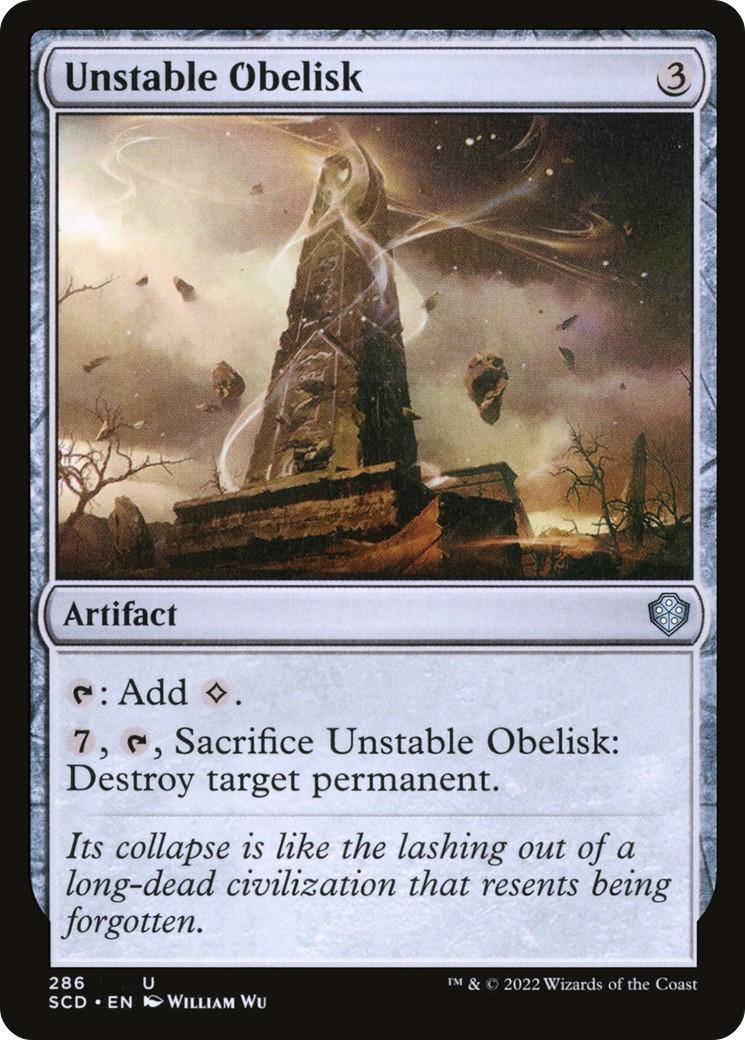 Unstable Obelisk [Starter Commander Decks] | Enigma On Main