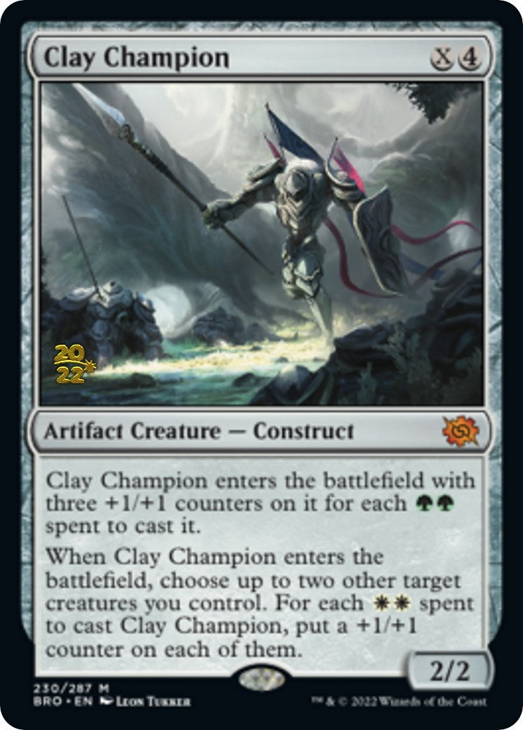 Clay Champion [The Brothers' War: Prerelease Promos] | Enigma On Main