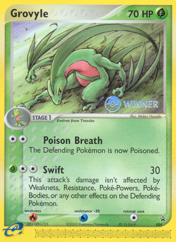 Grovyle (004) [Nintendo: Black Star Promos] | Enigma On Main