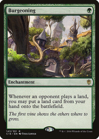 Burgeoning [Commander 2016] | Enigma On Main