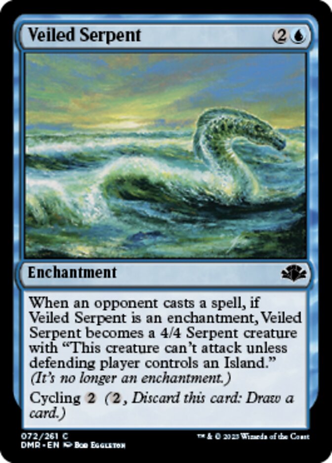 Veiled Serpent [Dominaria Remastered] | Enigma On Main