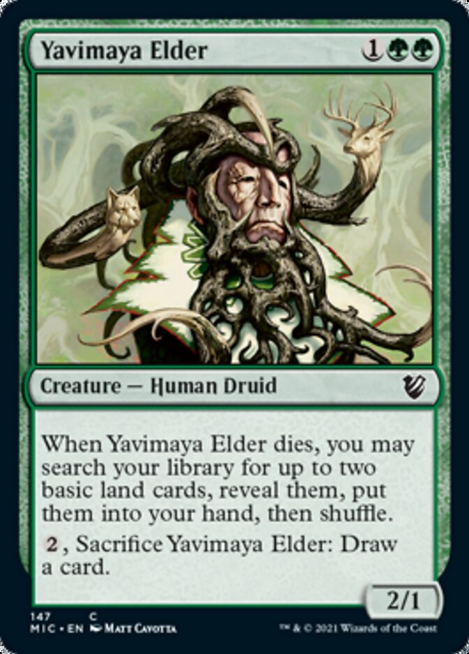 Yavimaya Elder [Innistrad: Midnight Hunt Commander] | Enigma On Main