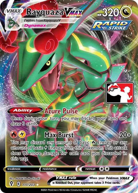 Rayquaza VMAX (111/203) [Prize Pack Series One] | Enigma On Main