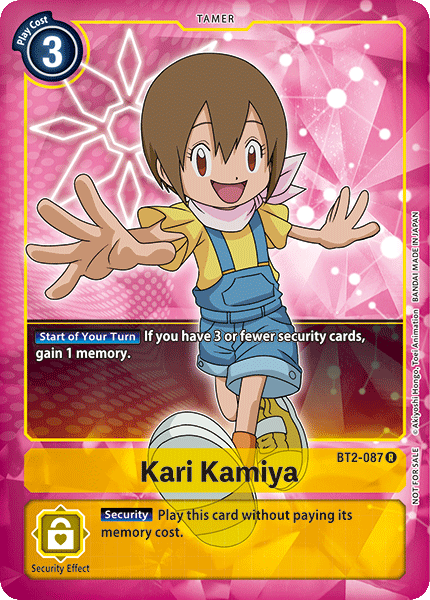 Kari Kamiya [BT2-087] (Buy-A-Box Promo) [Release Special Booster Ver.1.0 Promos] | Enigma On Main