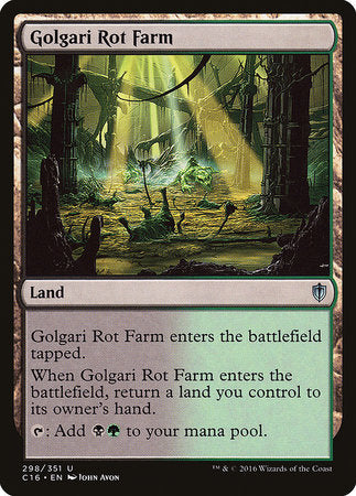 Golgari Rot Farm [Commander 2016] | Enigma On Main
