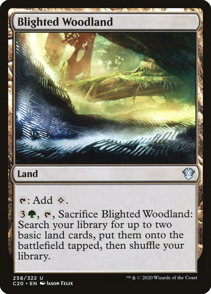 Blighted Woodland [Commander 2020] | Enigma On Main