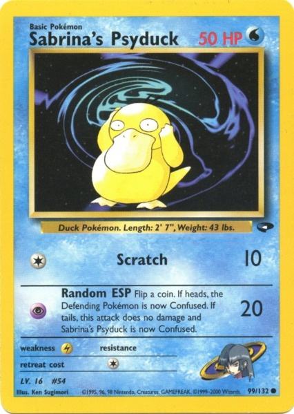 Sabrina's Psyduck (99/132) [Gym Challenge Unlimited] | Enigma On Main