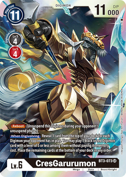 CresGarurumon [BT3-073] [Release Special Booster Ver.1.5] | Enigma On Main