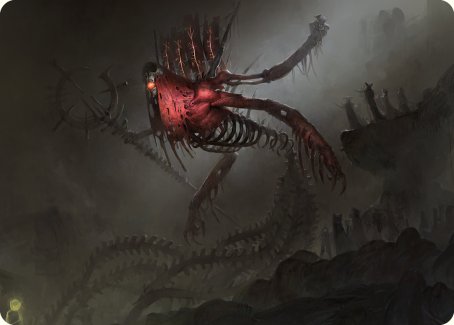Drivnod, Carnage Dominus Art Card [Phyrexia: All Will Be One Art Series] | Enigma On Main