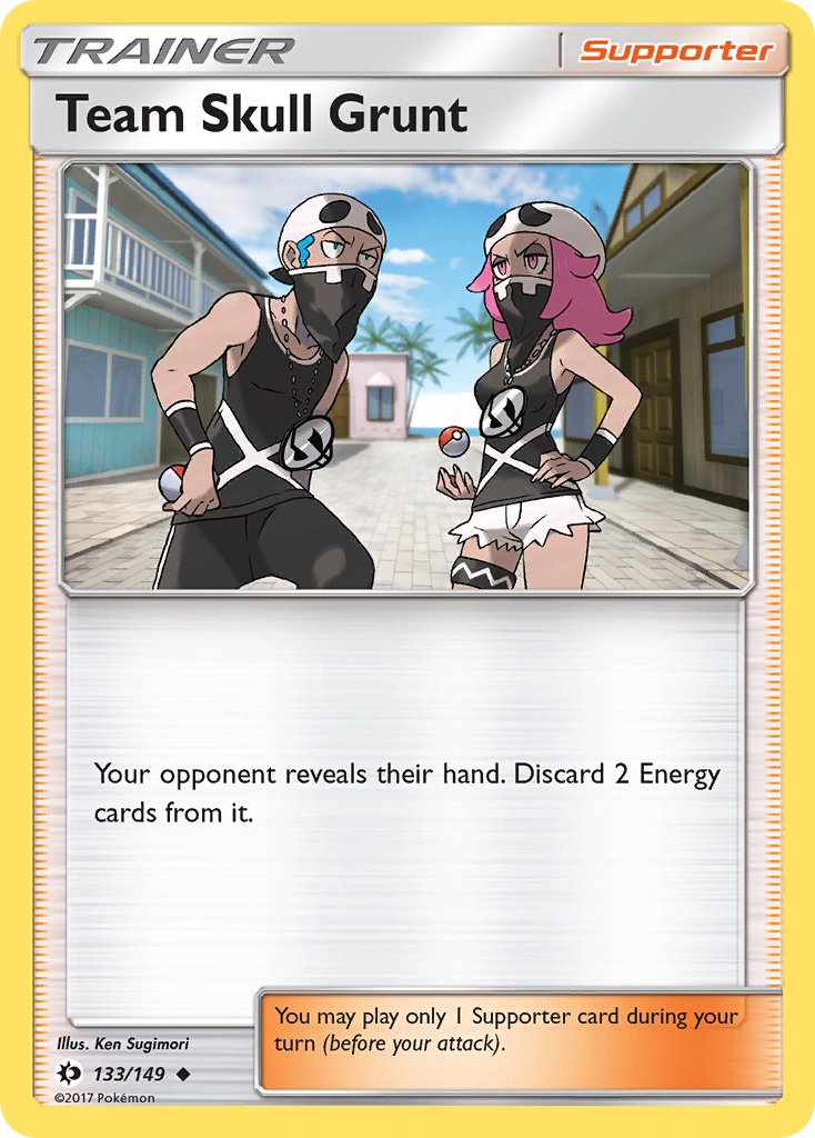 Team Skull Grunt (133/149) [Sun & Moon: Base Set] | Enigma On Main