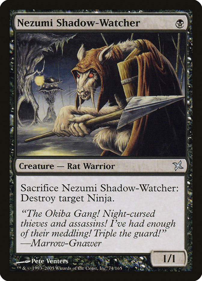 Nezumi Shadow-Watcher [Betrayers of Kamigawa] | Enigma On Main