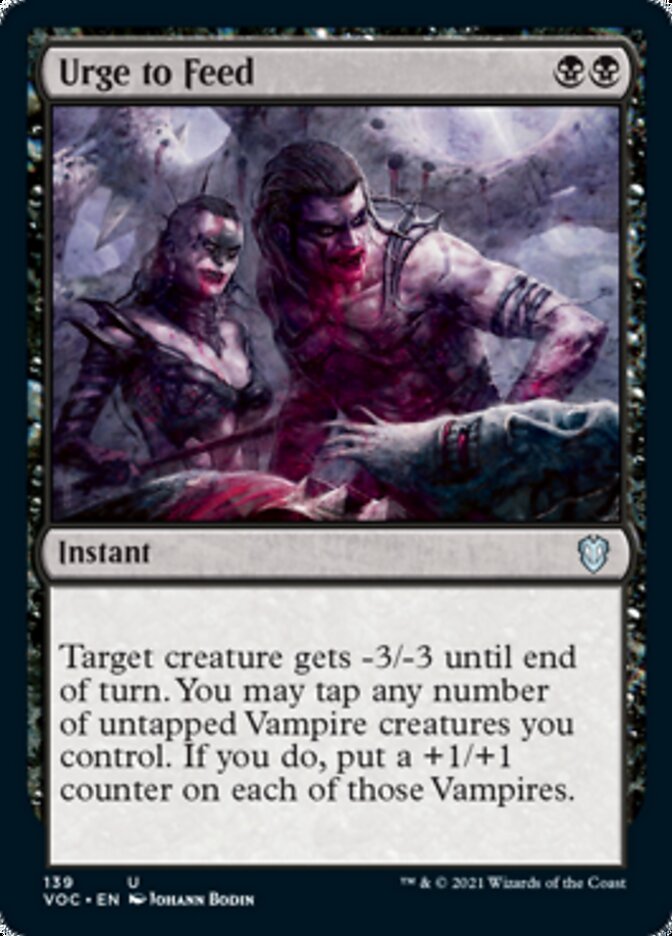 Urge to Feed [Innistrad: Crimson Vow Commander] | Enigma On Main