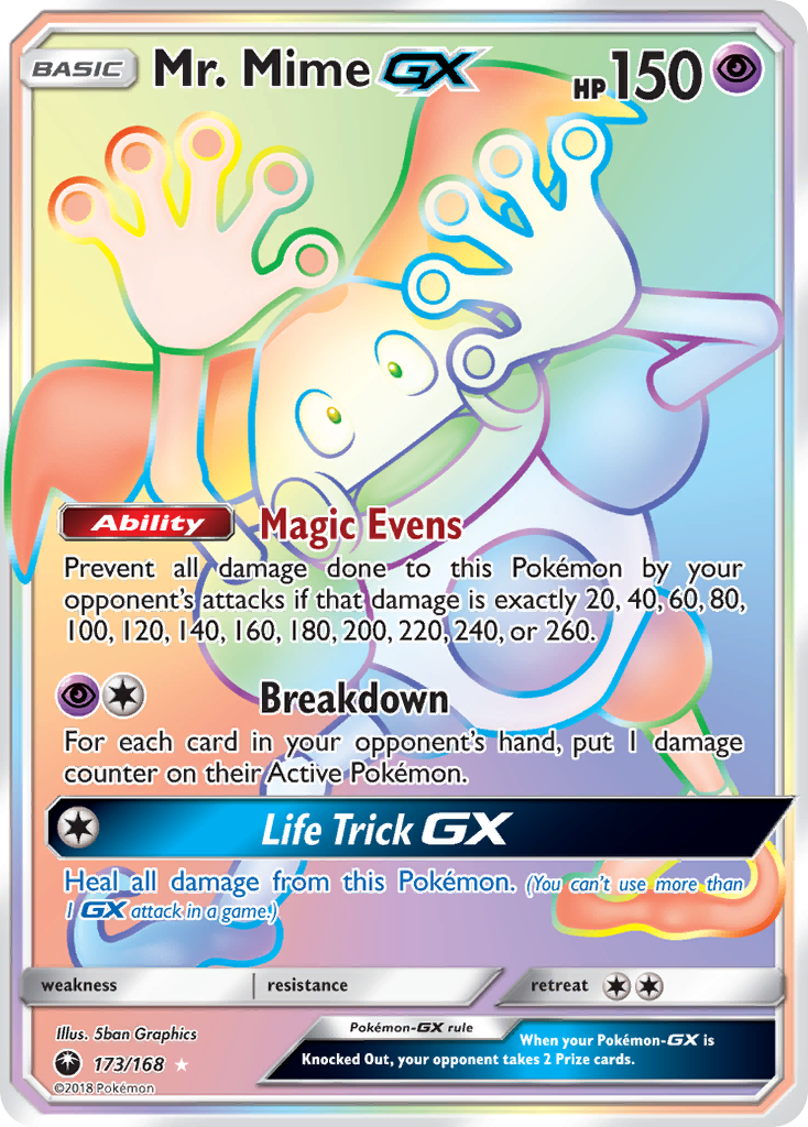 Mr. Mime GX (173/168) [Sun & Moon: Celestial Storm] | Enigma On Main