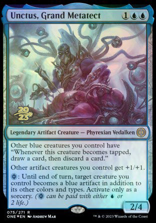 Unctus, Grand Metatect [Phyrexia: All Will Be One Prerelease Promos] | Enigma On Main