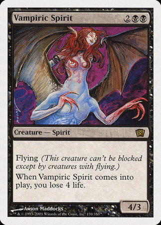 Vampiric Spirit [Eighth Edition] | Enigma On Main