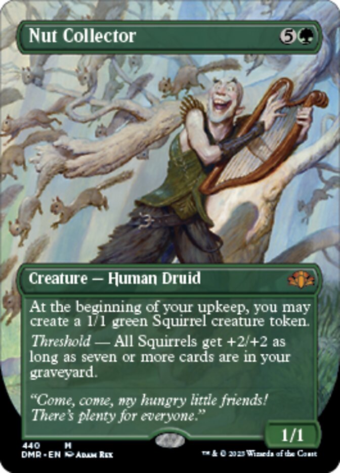 Nut Collector (Borderless Alternate Art) [Dominaria Remastered] | Enigma On Main