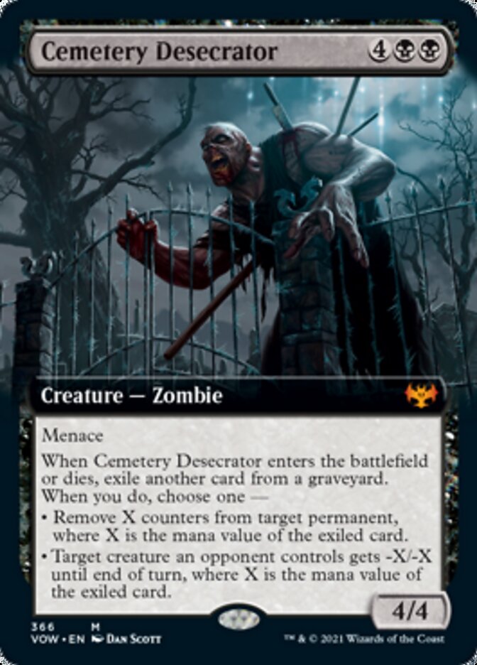 Cemetery Desecrator (Extended) [Innistrad: Crimson Vow] | Enigma On Main