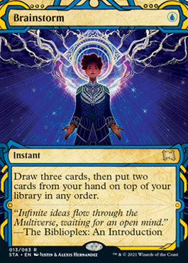 Brainstorm (Etched Foil) [Strixhaven Mystical Archive] | Enigma On Main