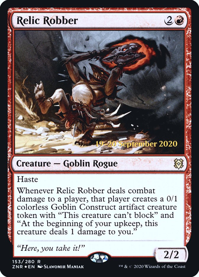 Relic Robber  [Zendikar Rising Prerelease Promos] | Enigma On Main