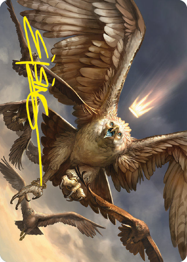 Gwaihir, Greatest of the Eagles Art Card (Gold-Stamped Signature) [The Lord of the Rings: Tales of Middle-earth Art Series] | Enigma On Main