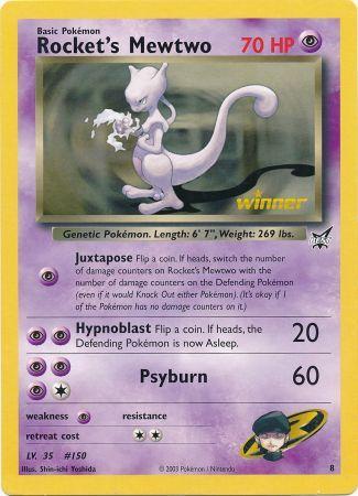 Rocket's Mewtwo (8) (Jumbo Card) [Best of Promos] | Enigma On Main