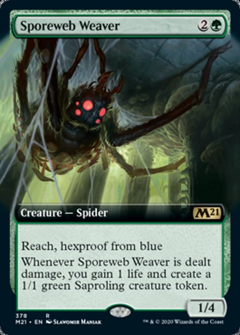 Sporeweb Weaver (Extended Art) [Core Set 2021] | Enigma On Main