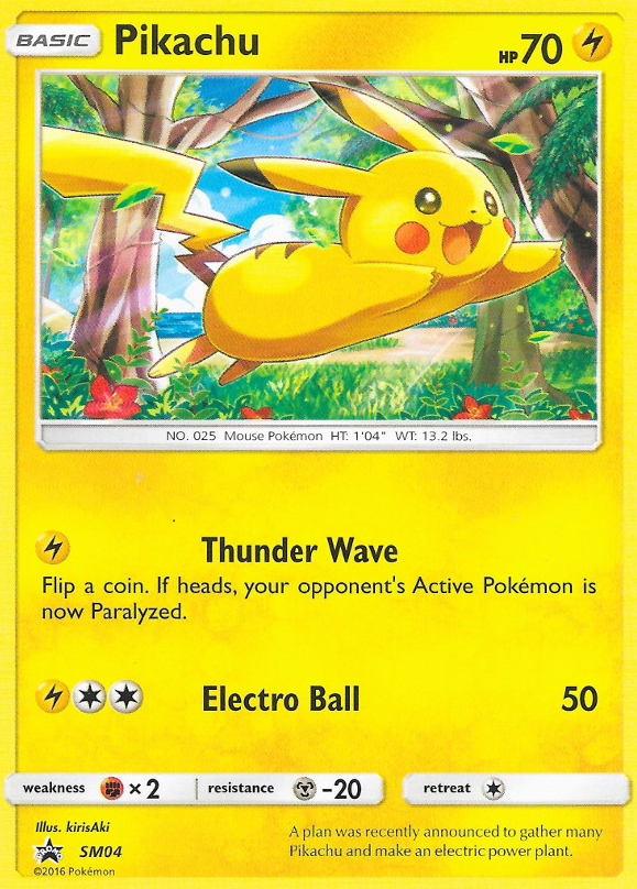 Pikachu (SM04) [Sun & Moon: Black Star Promos] | Enigma On Main