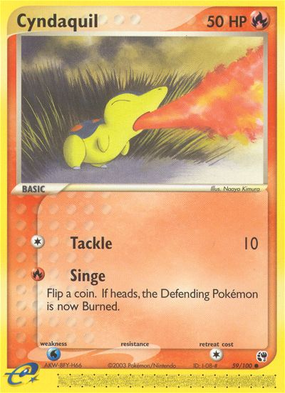 Cyndaquil (59/100) [EX: Sandstorm] | Enigma On Main