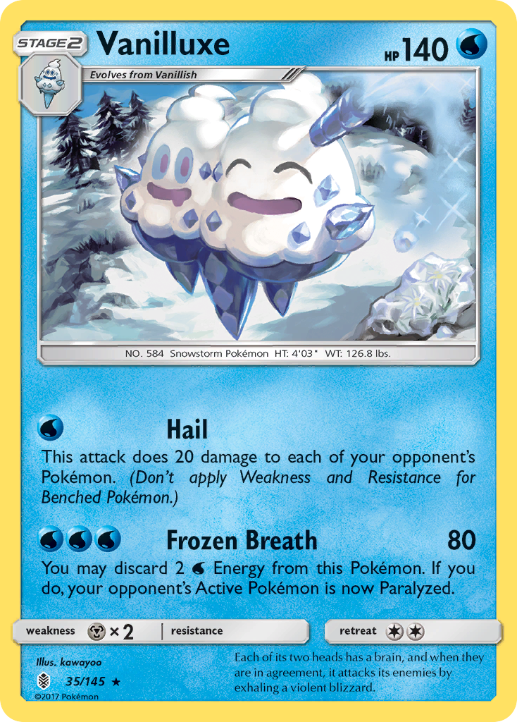 Vanilluxe (35/145) [Sun & Moon: Guardians Rising] | Enigma On Main