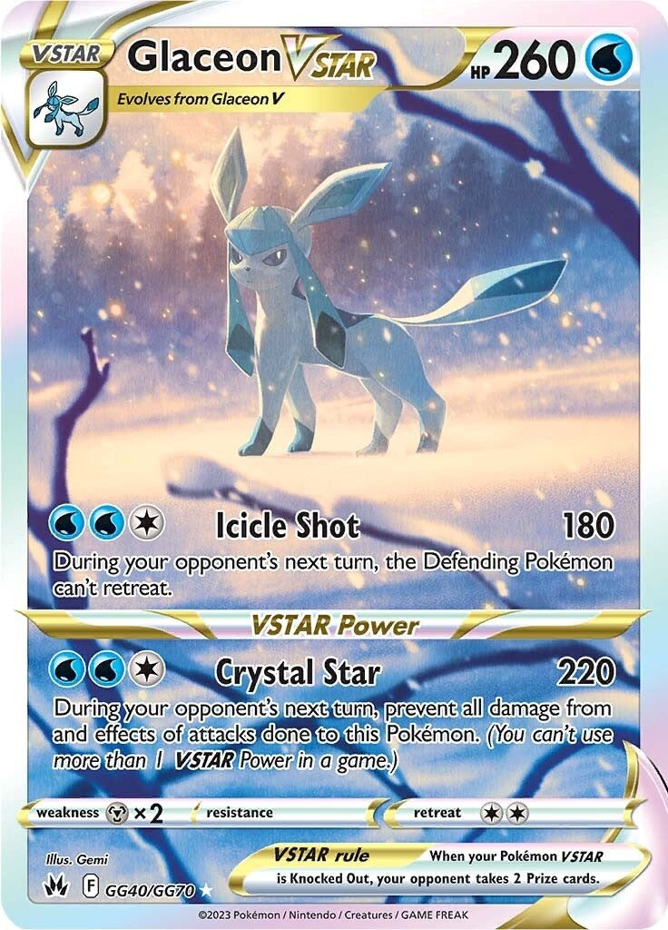 Glaceon VSTAR (GG40/GG70) [Sword & Shield: Crown Zenith] | Enigma On Main