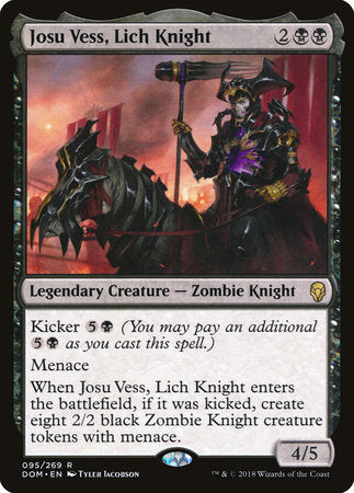 Josu Vess, Lich Knight [Dominaria] | Enigma On Main