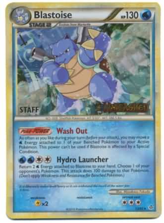 Blastoise (13/95) (Staff Prerelease Promo) [HeartGold & SoulSilver: Black Star Promos] | Enigma On Main